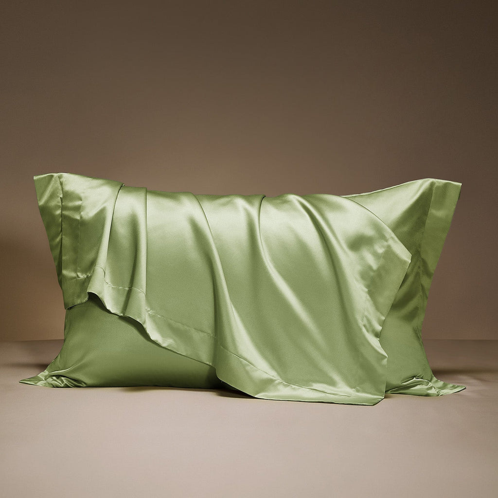 Satin Silk-Cotton Pillowcase - 20 Momme
