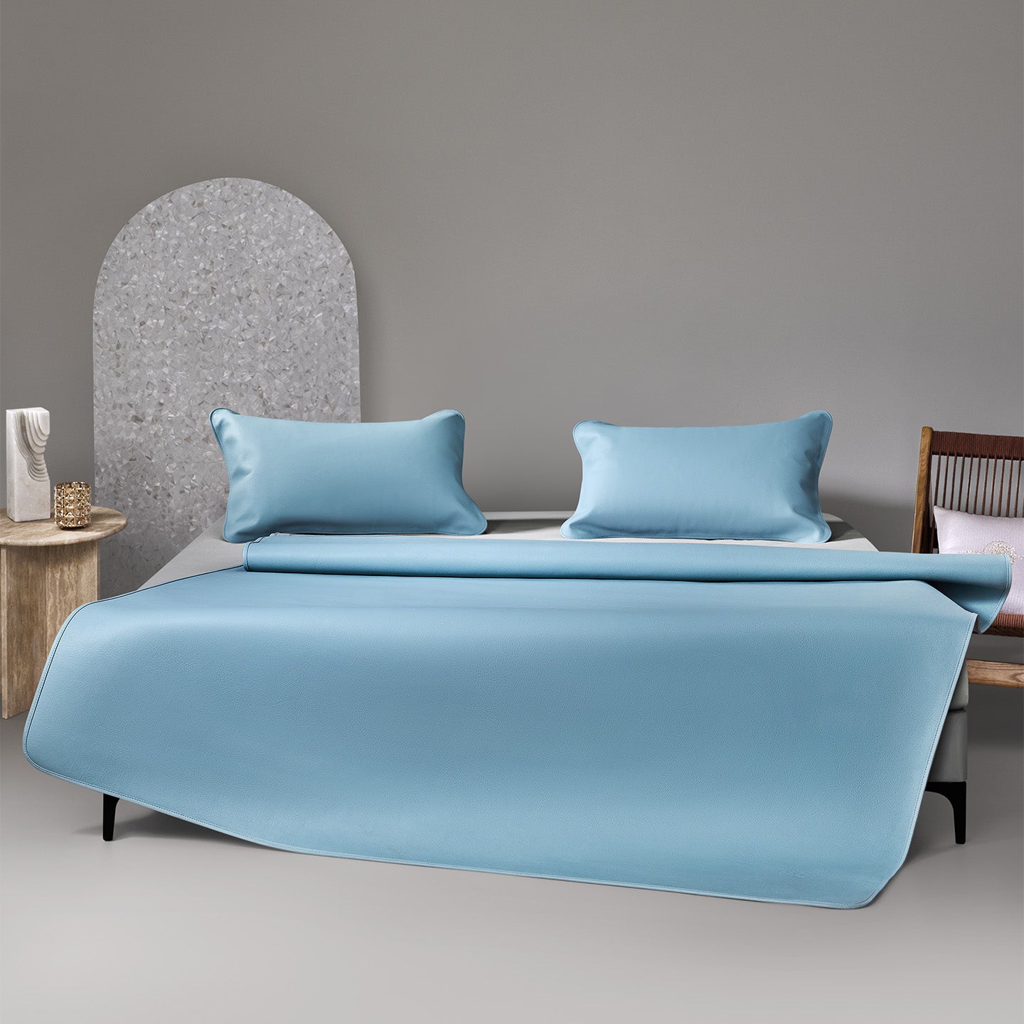 Cooling Ultra-Soft Wipe-Clean Full-Grain Leather Mat - Class A Certified, Traceable