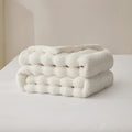 Double-Sided Anti-Static Faux Fur Cushion Blanket