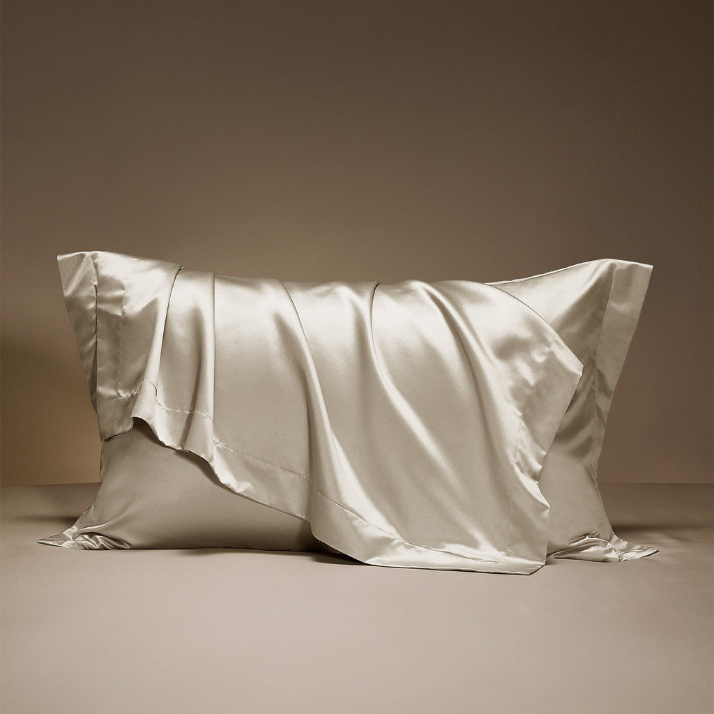 Satin Silk-Cotton Pillowcase - 20 Momme