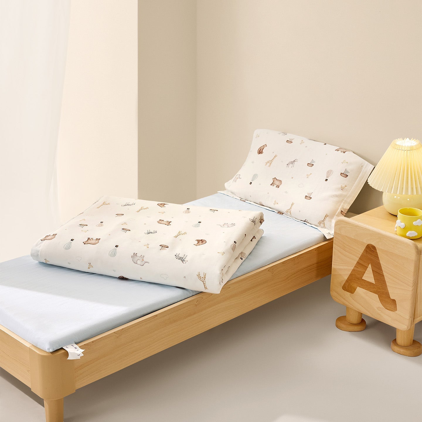 Kids Double Gauze Bedding Set - 7 Piece