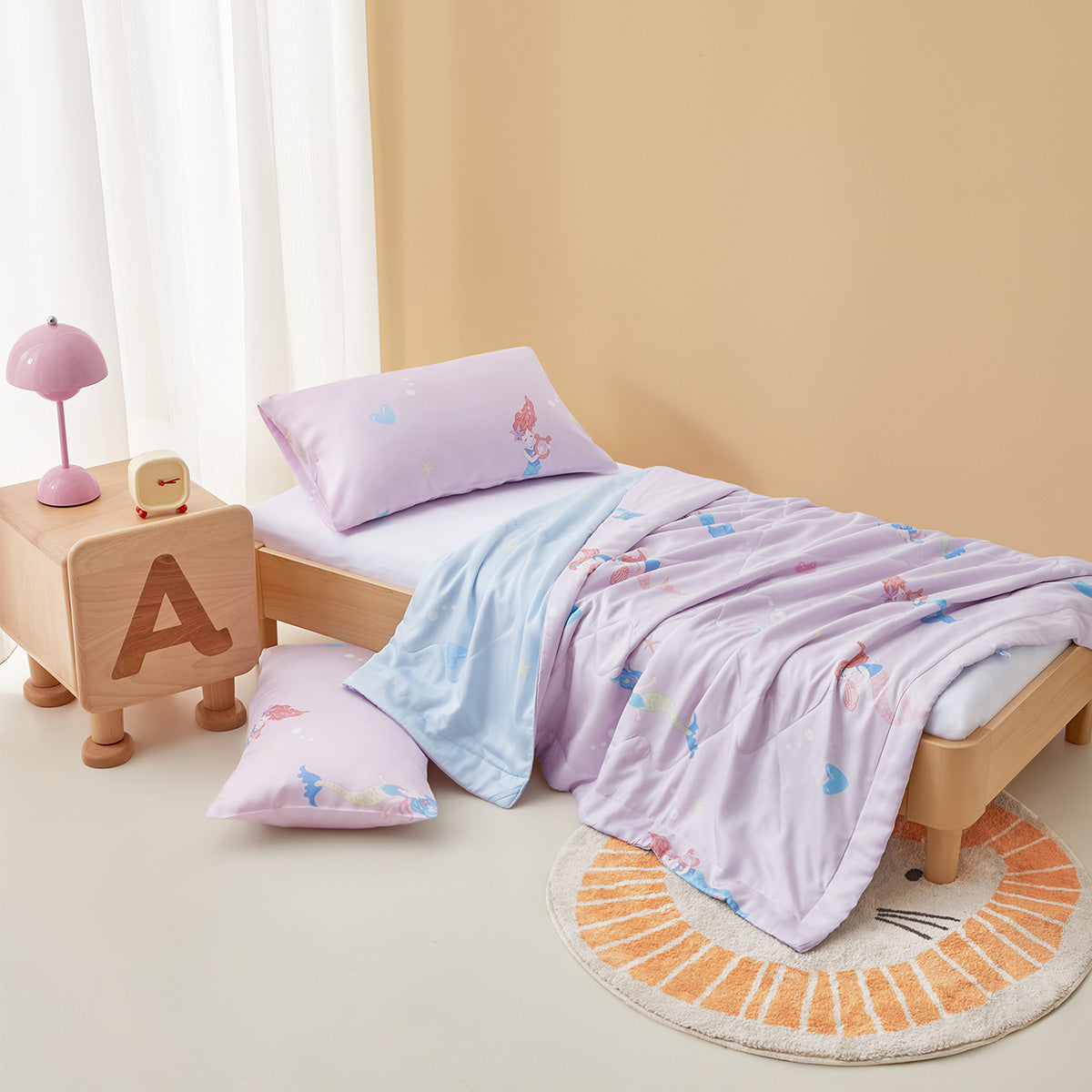 Washable Silk Summer Duvet - Joyful Mermaid