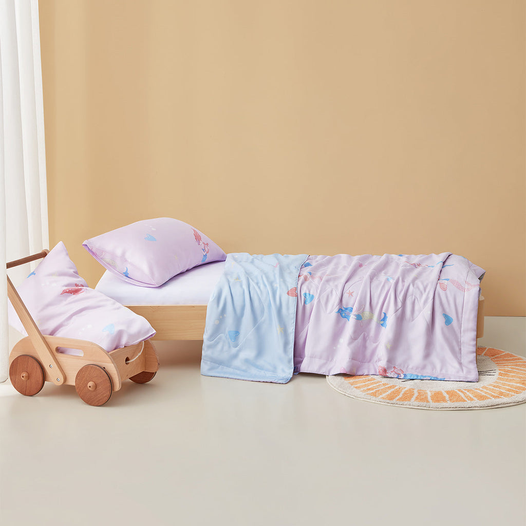 Washable Silk Summer Duvet - Joyful Mermaid