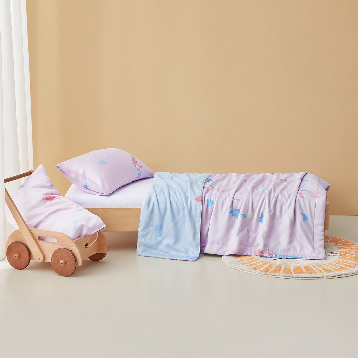 Washable Silk Summer Duvet - Joyful Mermaid