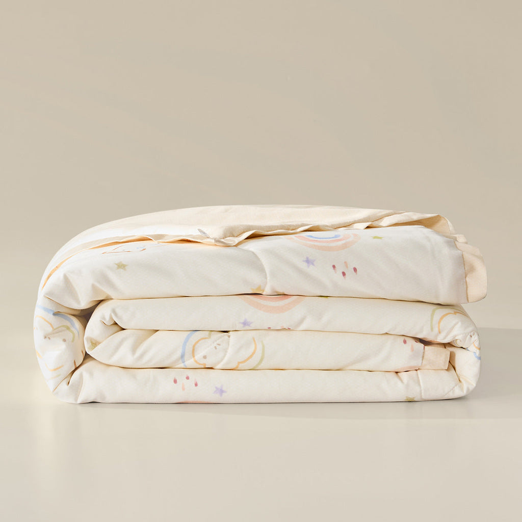 Washable Coverless Mulberry Silk Duvet - 300TC Cotton Shell, 3.5-12.5 TOG