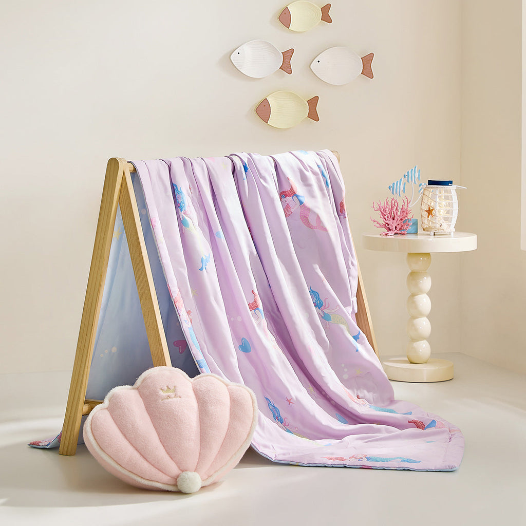 Washable Silk Summer Duvet - Joyful Mermaid