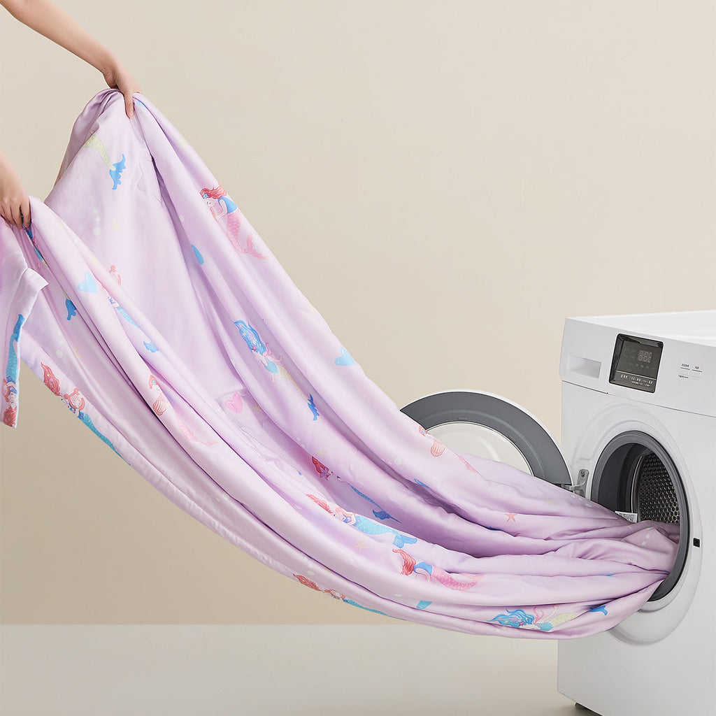 Washable Silk Summer Duvet - Joyful Mermaid