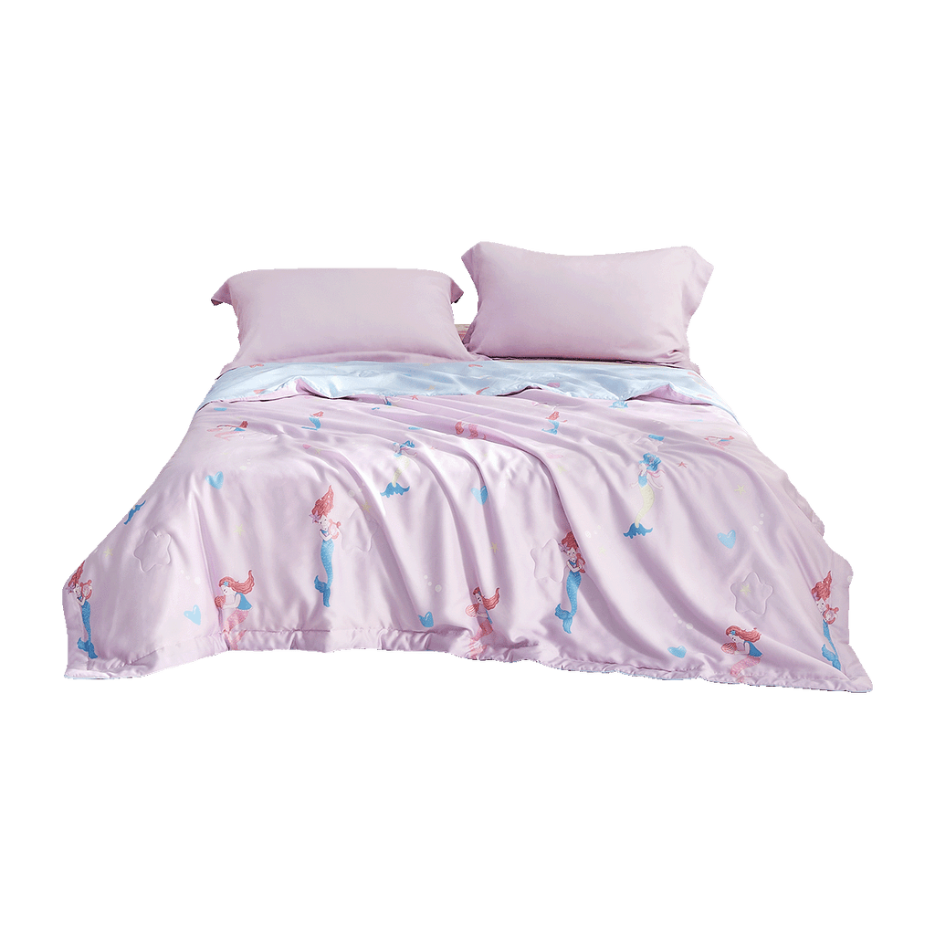 Washable Silk Summer Duvet - Joyful Mermaid