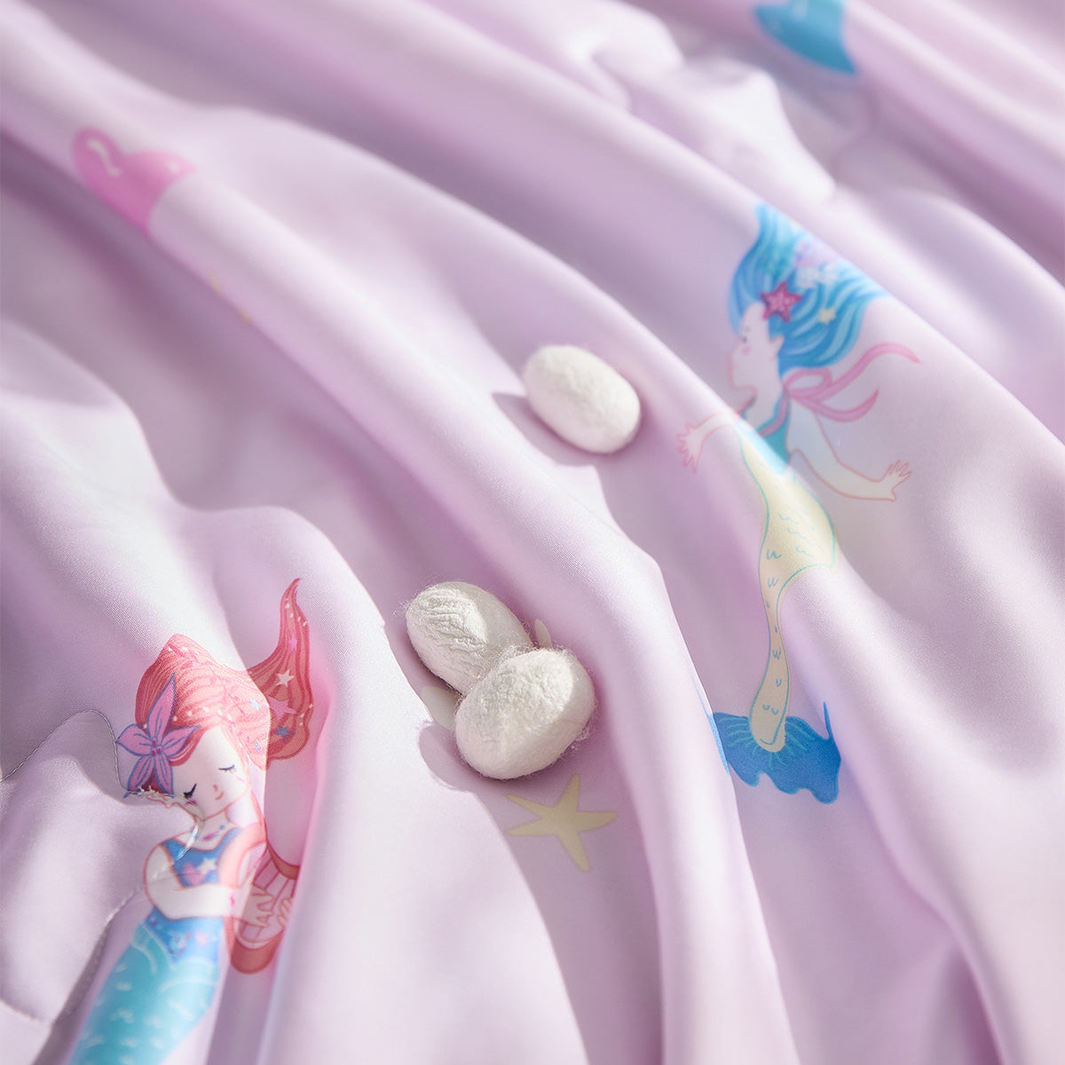 Washable Silk Summer Duvet - Joyful Mermaid