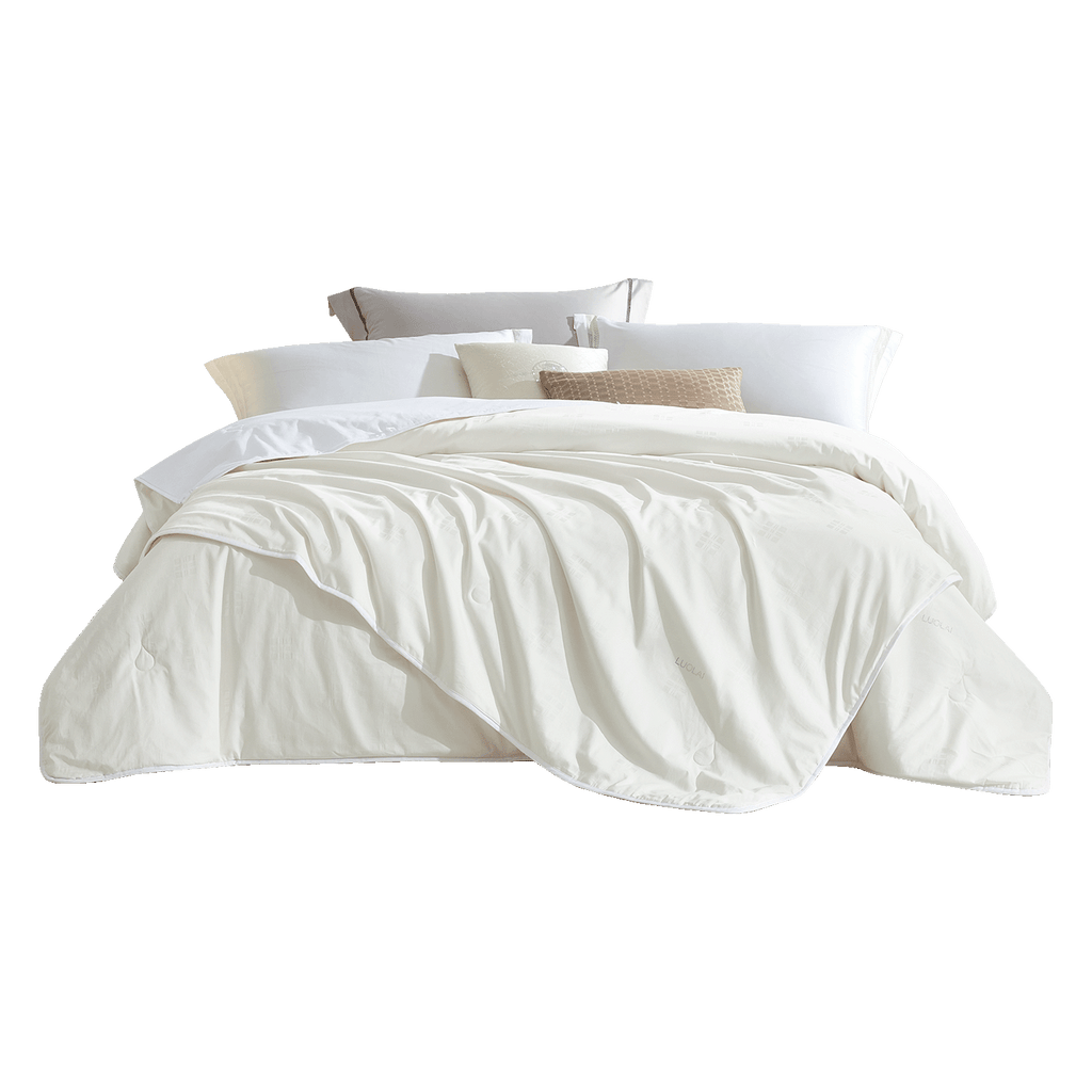 Jacquard Cotton Silk-Filled 2-in-1 Duvet