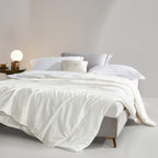 Jacquard Cotton Silk-Filled 2-in-1 Duvet