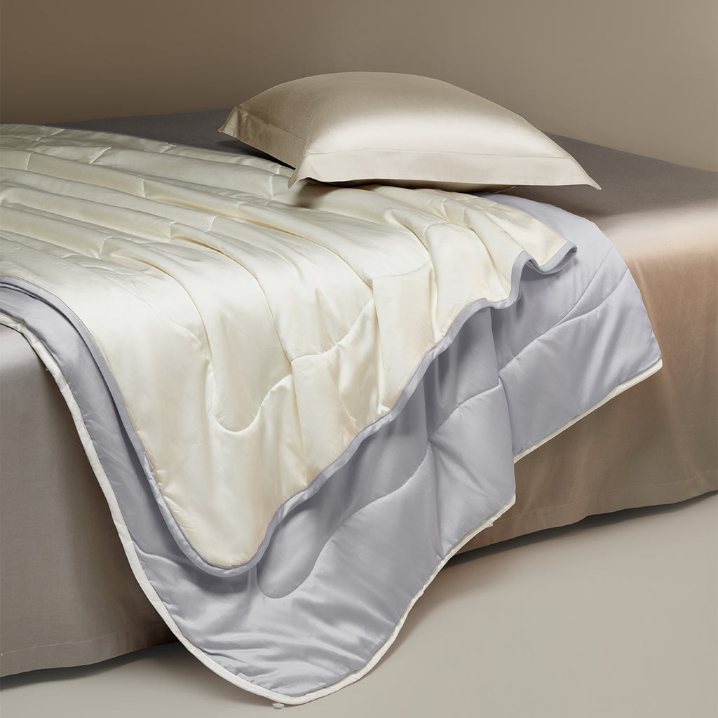 Wisteria Embroidered Silk-Filled 2-in-1 Duvet