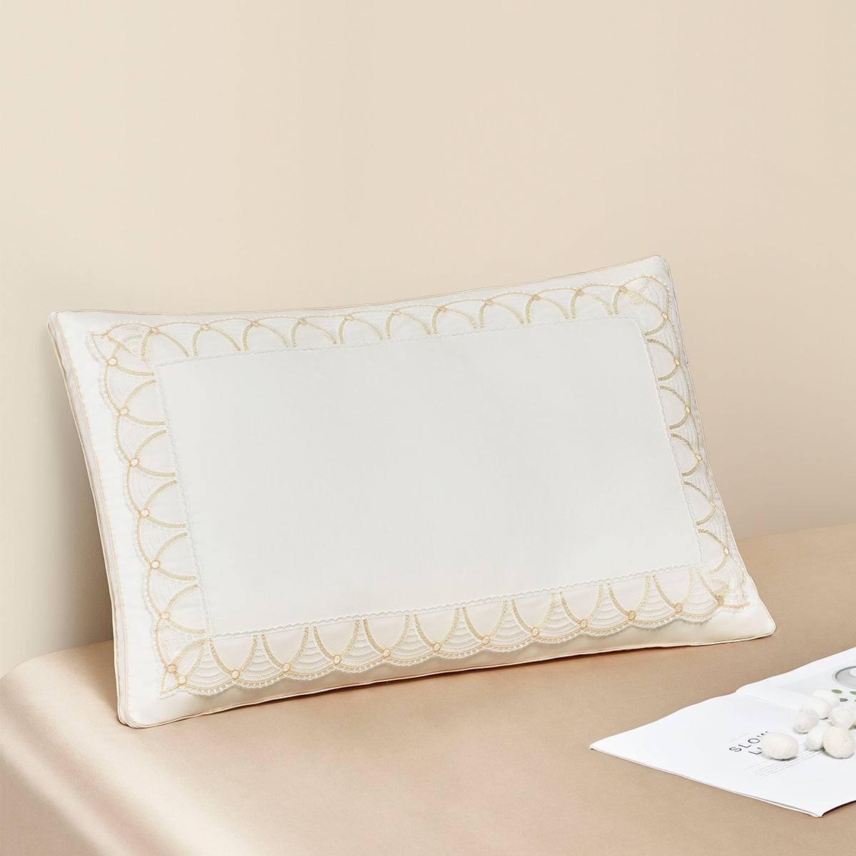 Natural Silk Layered Support Pillow