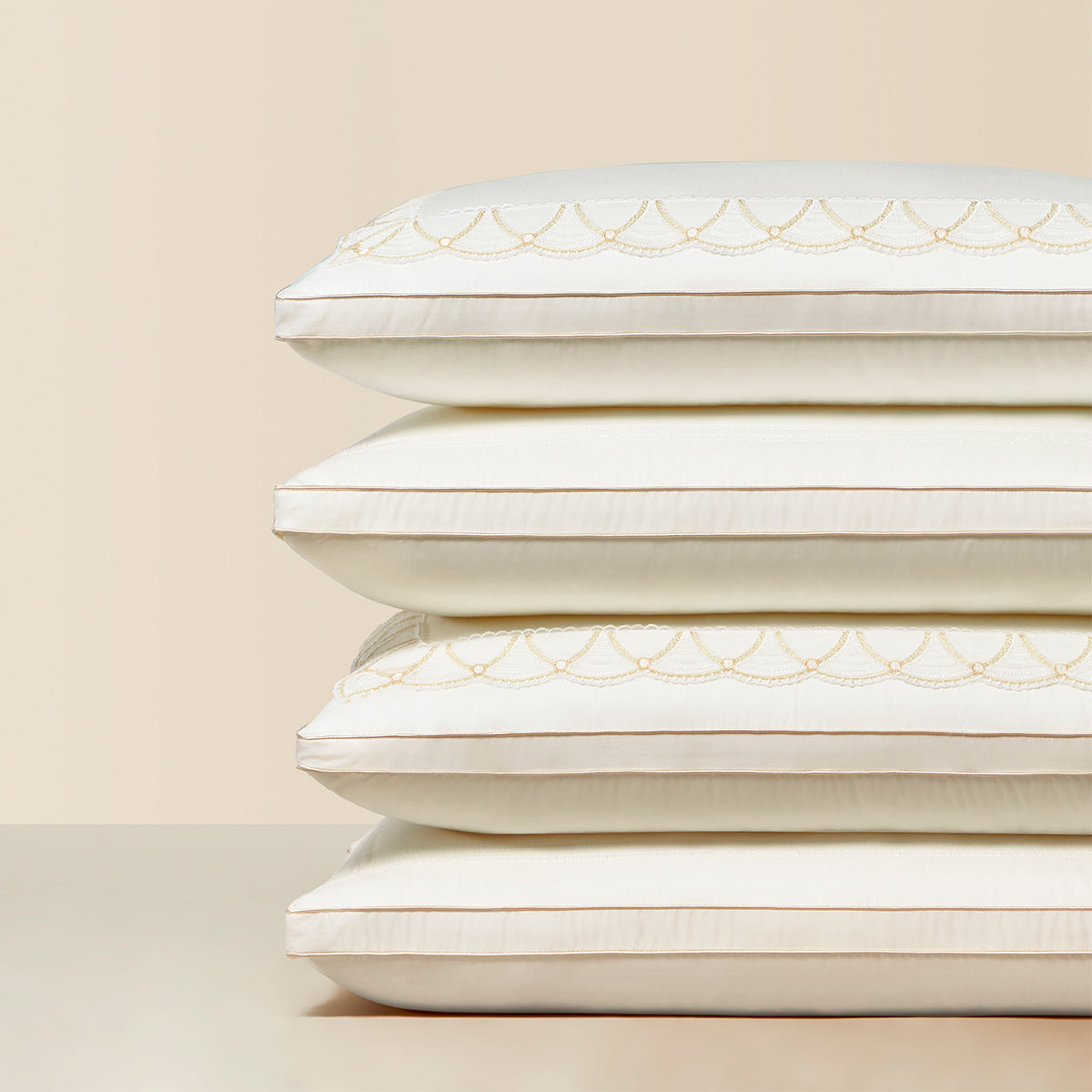 Natural Silk Layered Support Pillow