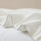 Landscape Embroidered Silk-Filled All-Season Duvet