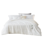 Landscape Embroidered Silk-Filled All-Season Duvet