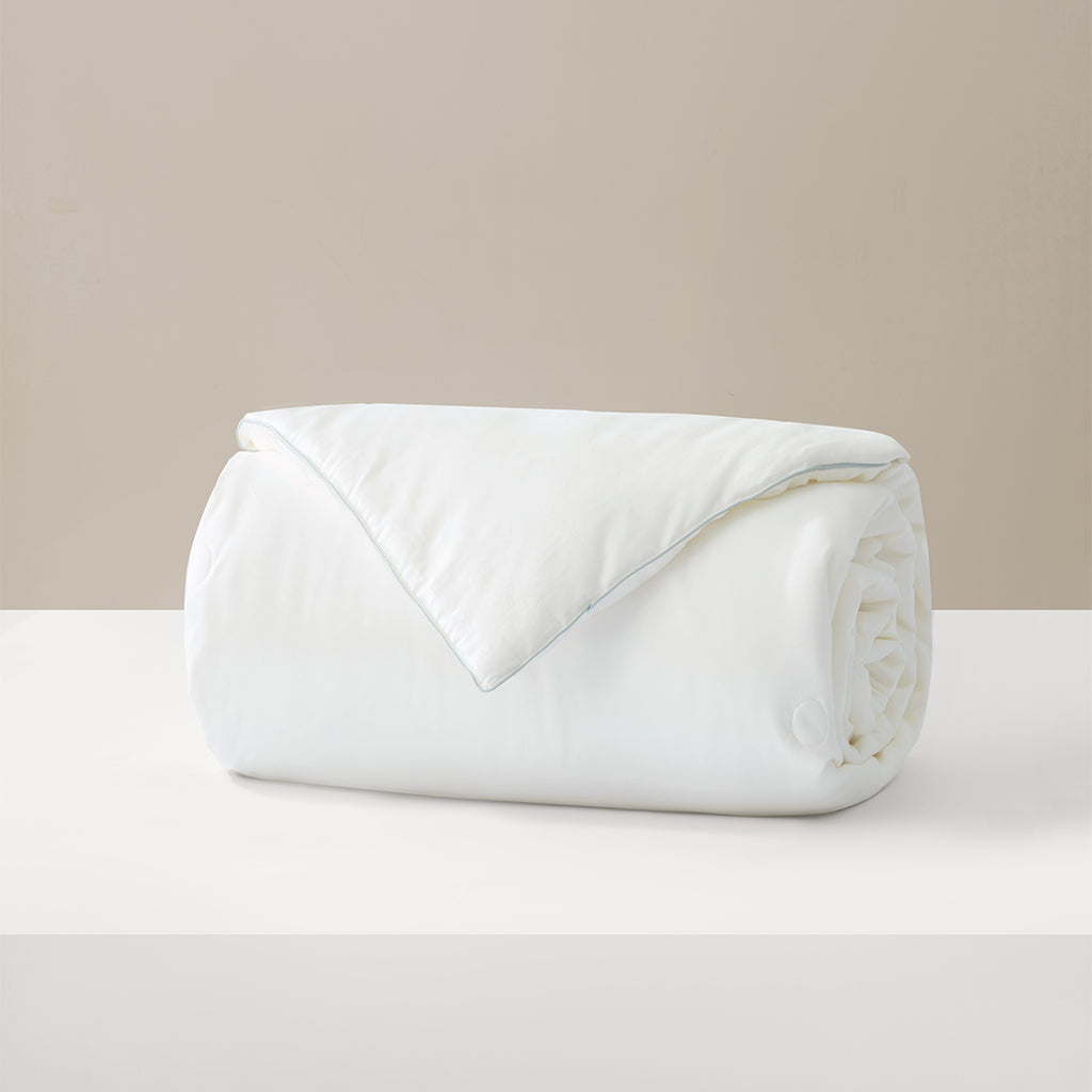 Landscape Embroidered Silk-Filled All-Season Duvet