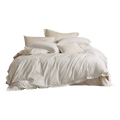 Reversible Easy-Care Stripe Cotton Bedding Set - 200 TC