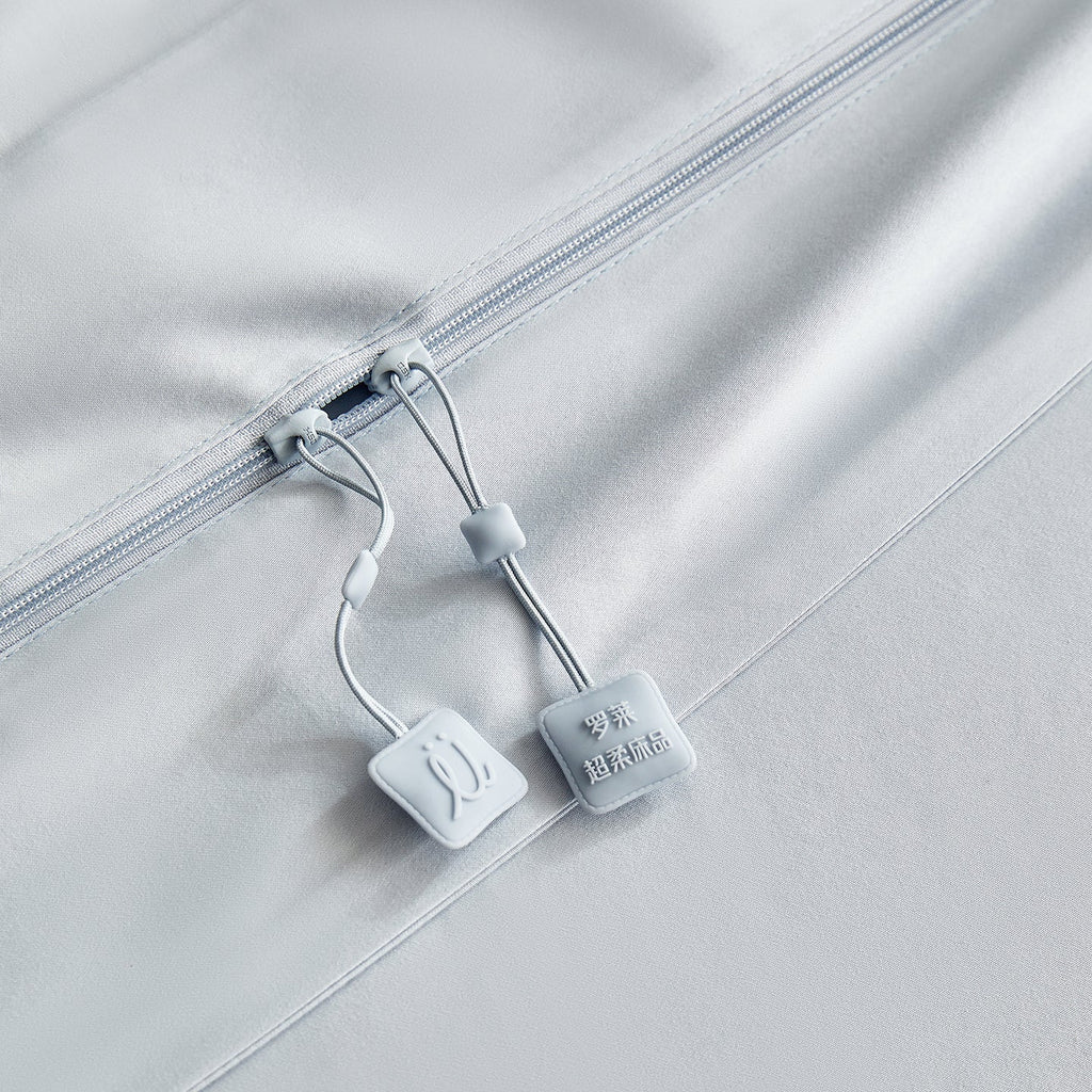 Easy-Zip Colourfast Sateen Cotton Bedding Set - 300 TC