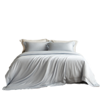 Easy-Zip Colourfast Sateen Cotton Bedding Set - 300 TC
