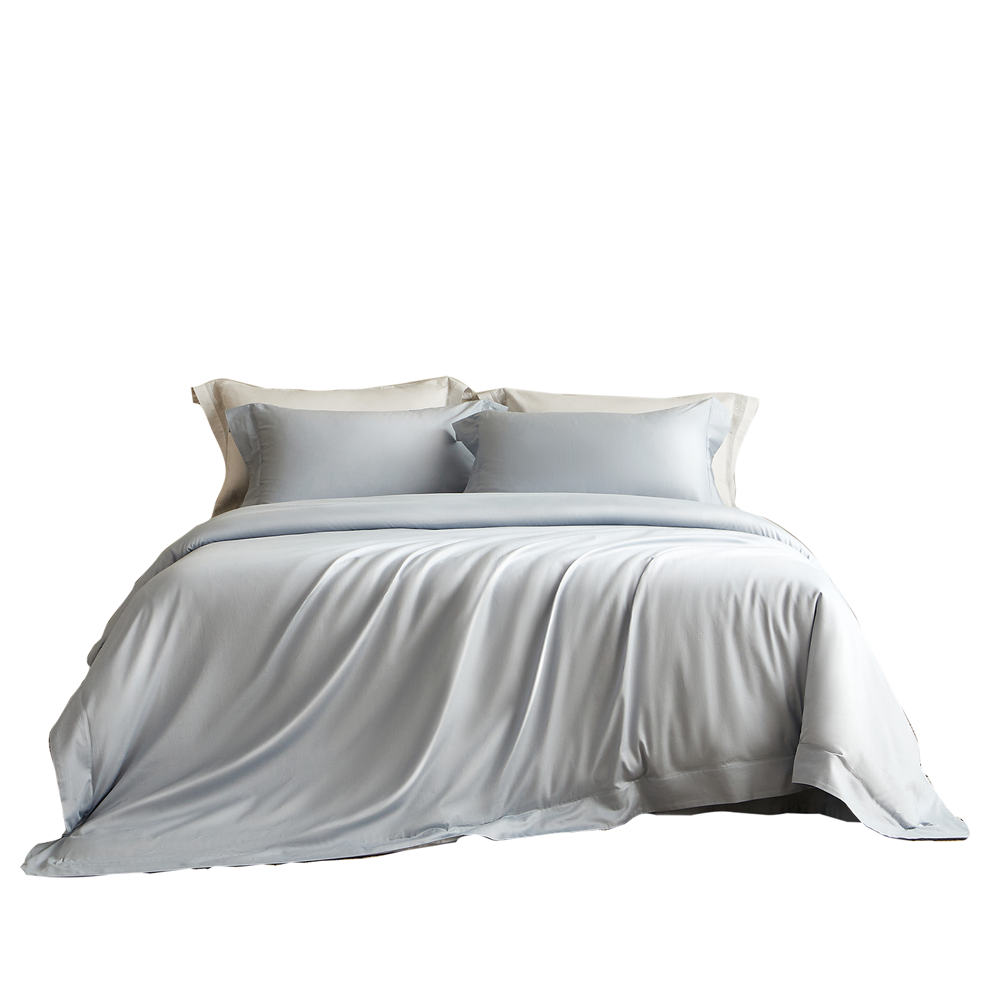 Easy-Zip Colourfast Sateen Cotton Bedding Set - 300 TC