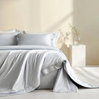 Easy-Zip Colourfast Sateen Cotton Bedding Set - 300 TC