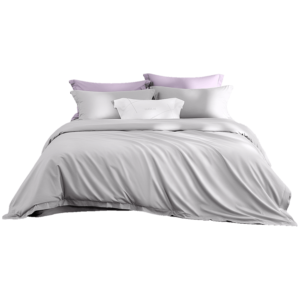 Easy-Zip Colourfast Sateen Cotton Bedding Set - 300 TC