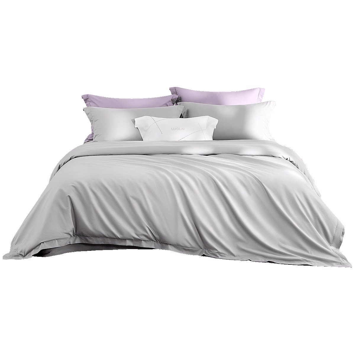 Easy-Zip Colourfast Sateen Cotton Bedding Set - 300 TC