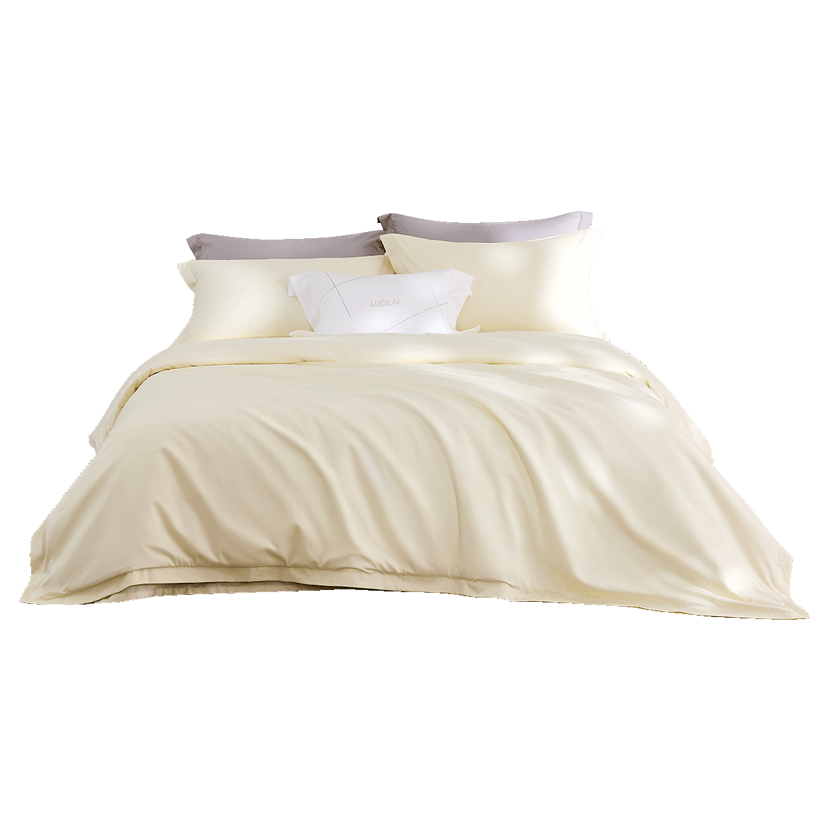 Easy-Zip Colourfast Sateen Cotton Bedding Set - 300 TC