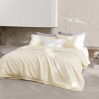 Easy-Zip Colourfast Sateen Cotton Bedding Set - 300 TC