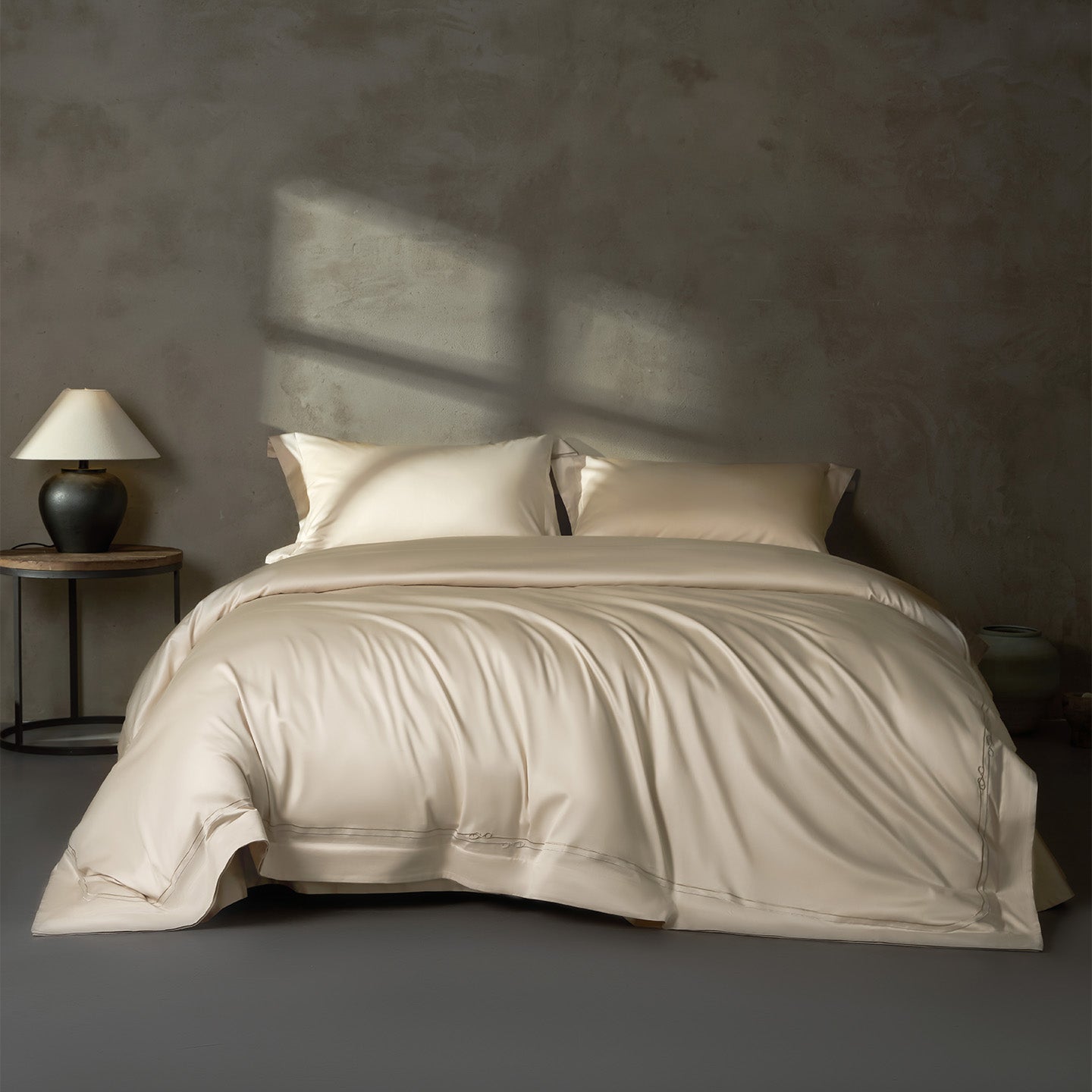 Easy-Zip Ultra-Soft Sateen Cotton Bedding Set - 500 TC
