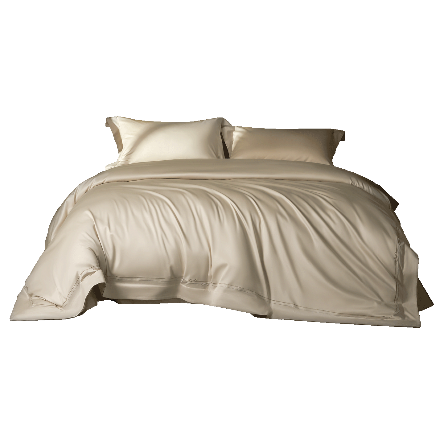 Easy-Zip Ultra-Soft Sateen Cotton Bedding Set - 500 TC