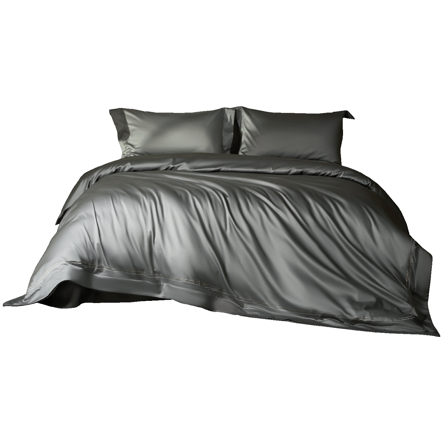 Easy-Zip Ultra-Soft Sateen Cotton Bedding Set - 500 TC