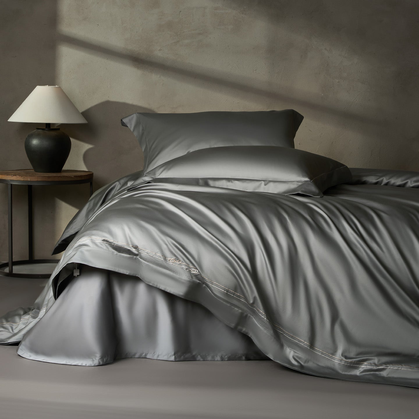 Easy-Zip Ultra-Soft Sateen Cotton Bedding Set - 500 TC