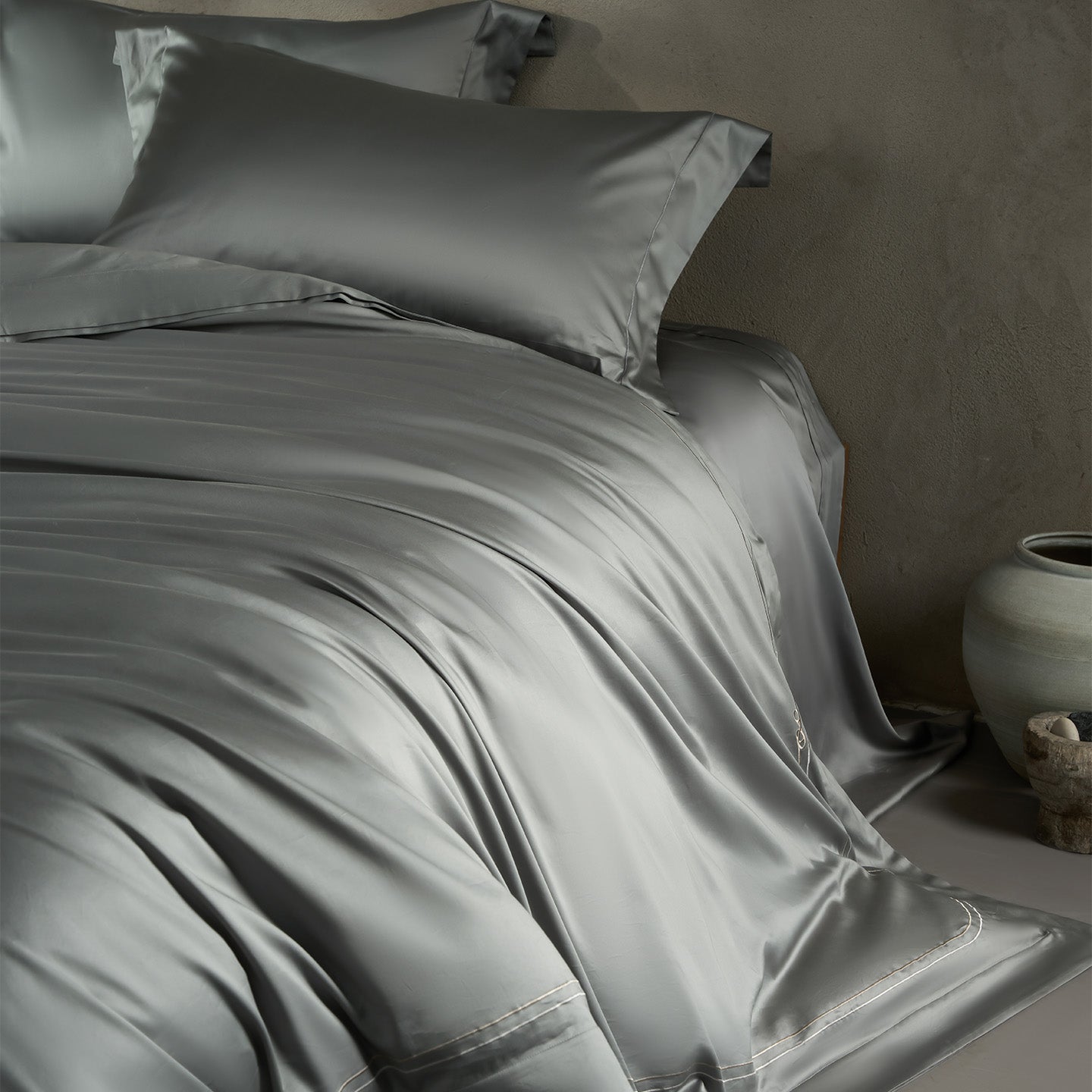 Easy-Zip Ultra-Soft Sateen Cotton Bedding Set - 500 TC