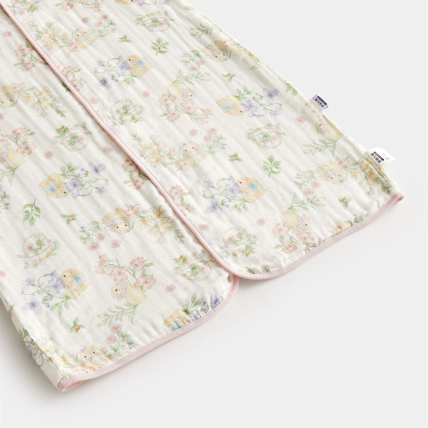 Breathable Two-in-One Muslin Cotton Sleep Bag - 6-Layer