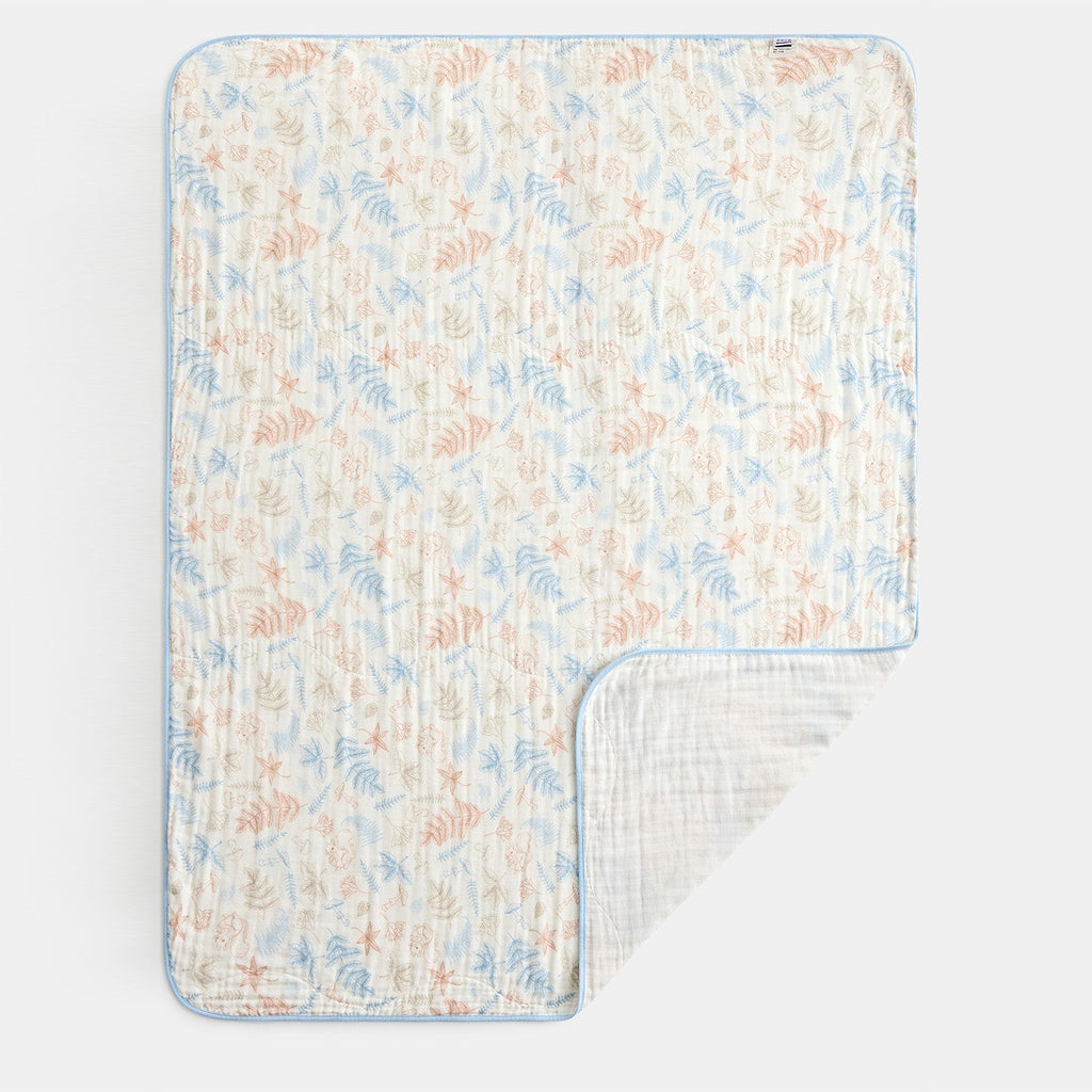 Cotton Muslin Kids Blanket ¡§C 6-Layer Breathable & Antibacterial