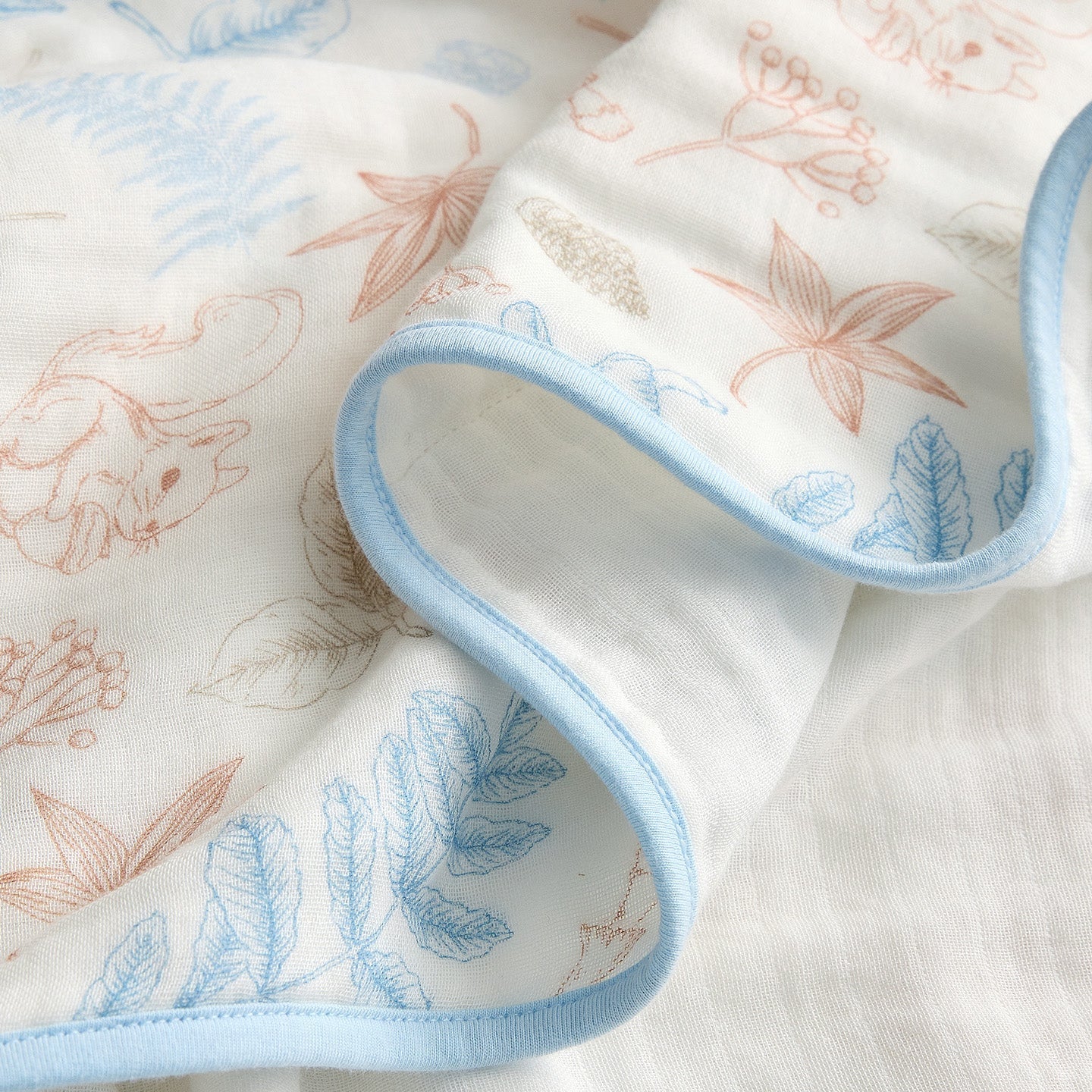 Cotton Muslin Kids Blanket ¡§C 6-Layer Breathable & Antibacterial