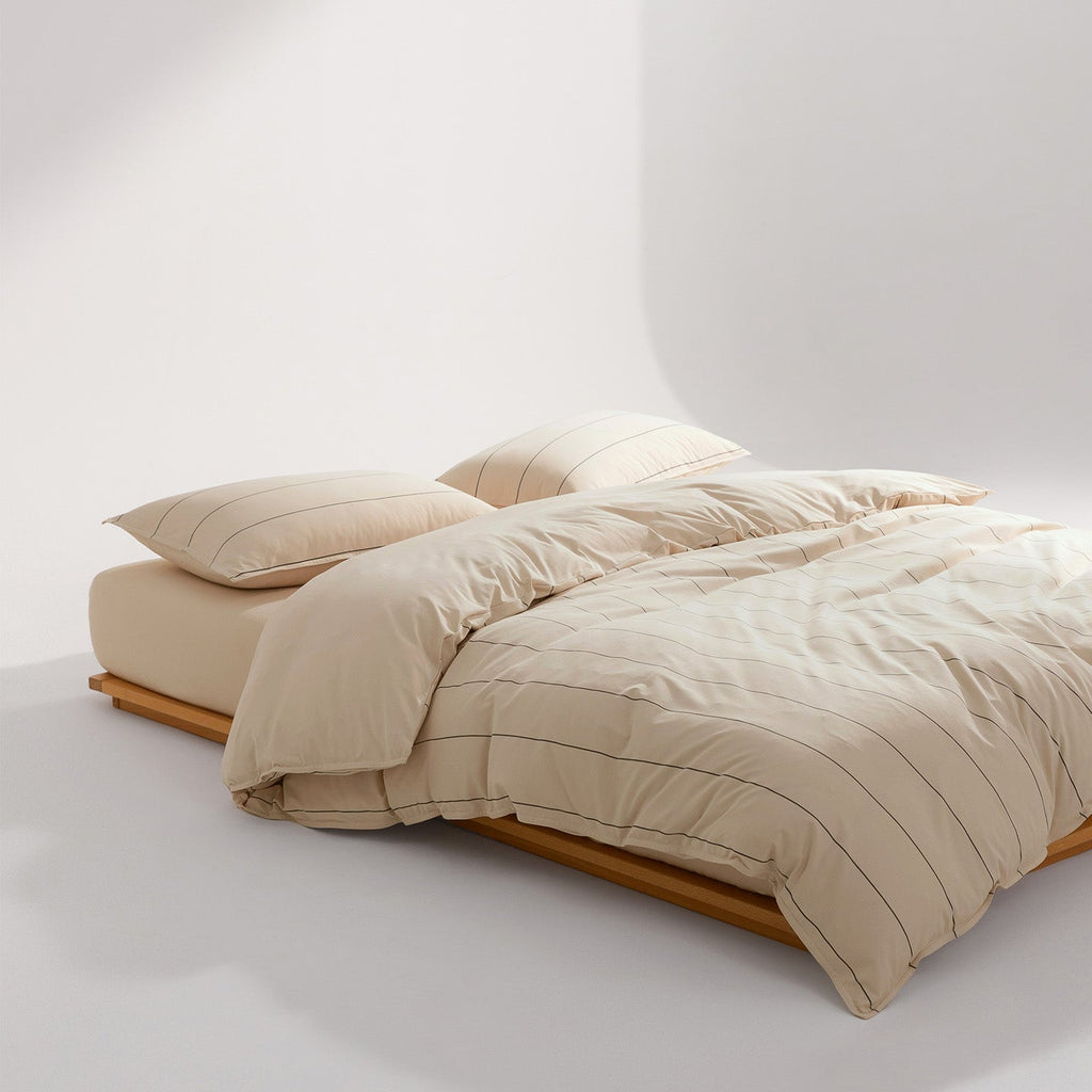 Breathable Stretch Jersey Long-Staple Cotton Bedding Set