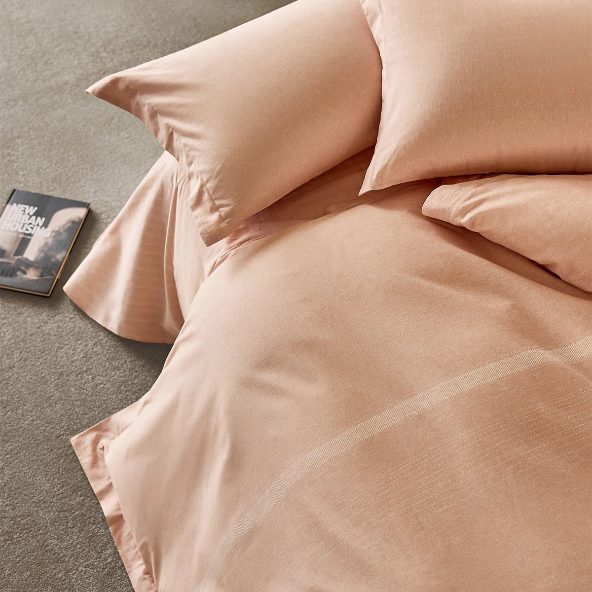 U-Zip Cotton Duvet Cover